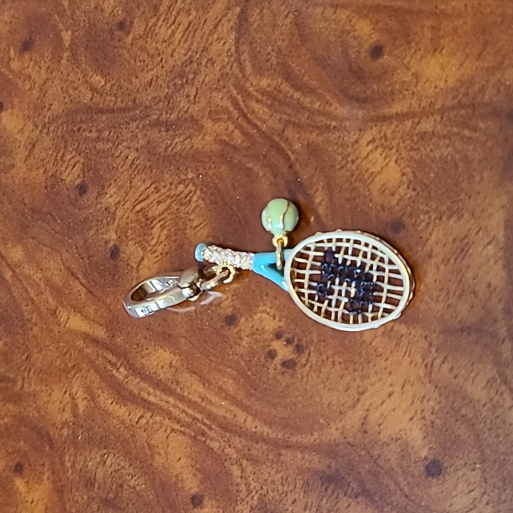 Juicy Couture tennis racket charm